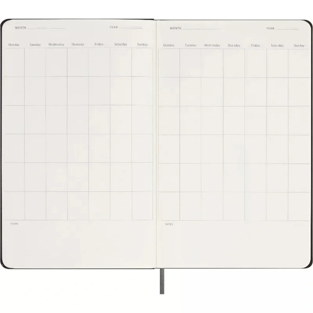 Moleskine Black Undated Planner